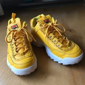 Fila Chunky Yellow Sneakers